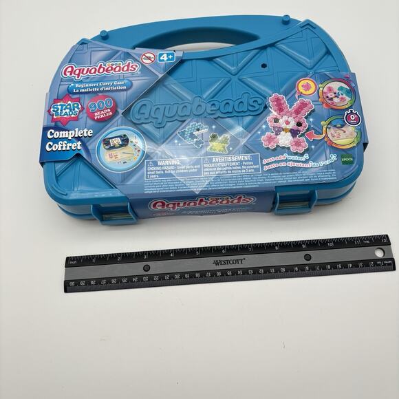 NEW Aquabeads Beginners Carry Case Craft Set Star Beads 900 Beads. Sealed. - Picture 11 of 12